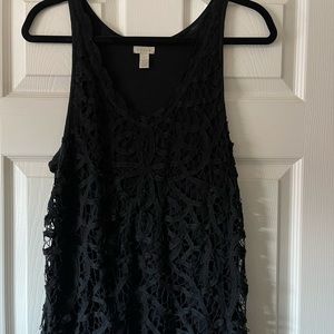 Hinge lace front tank top